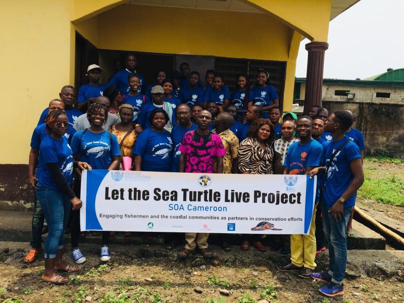 Sea turtle awareness campaign.