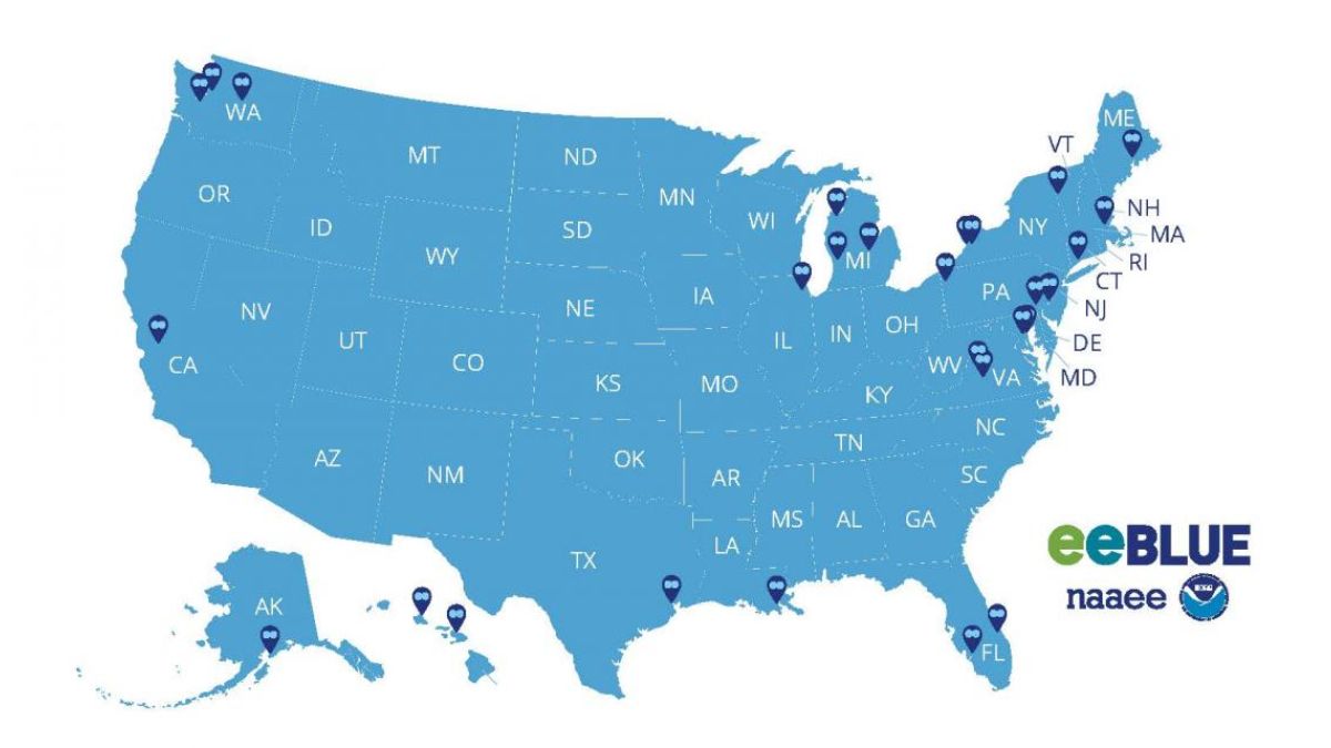 21CCLC eeBLUE US Map