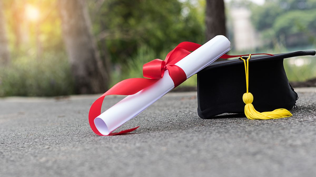 diploma and cap