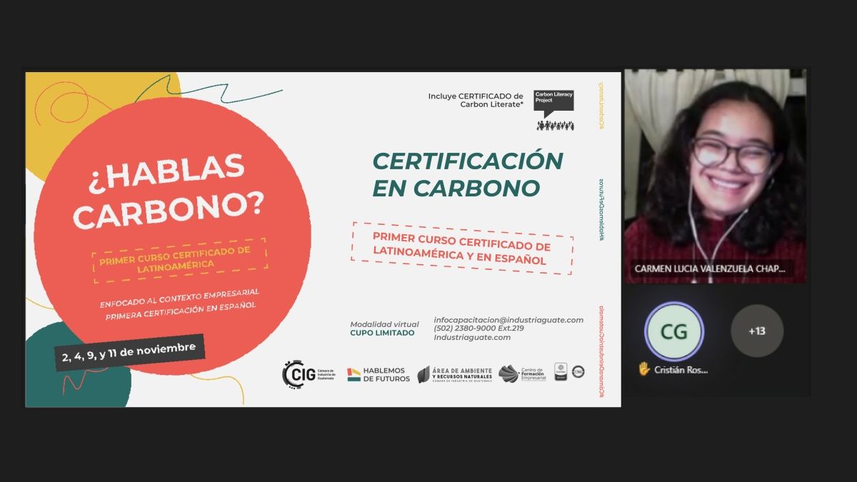 Promo for carbon certification course