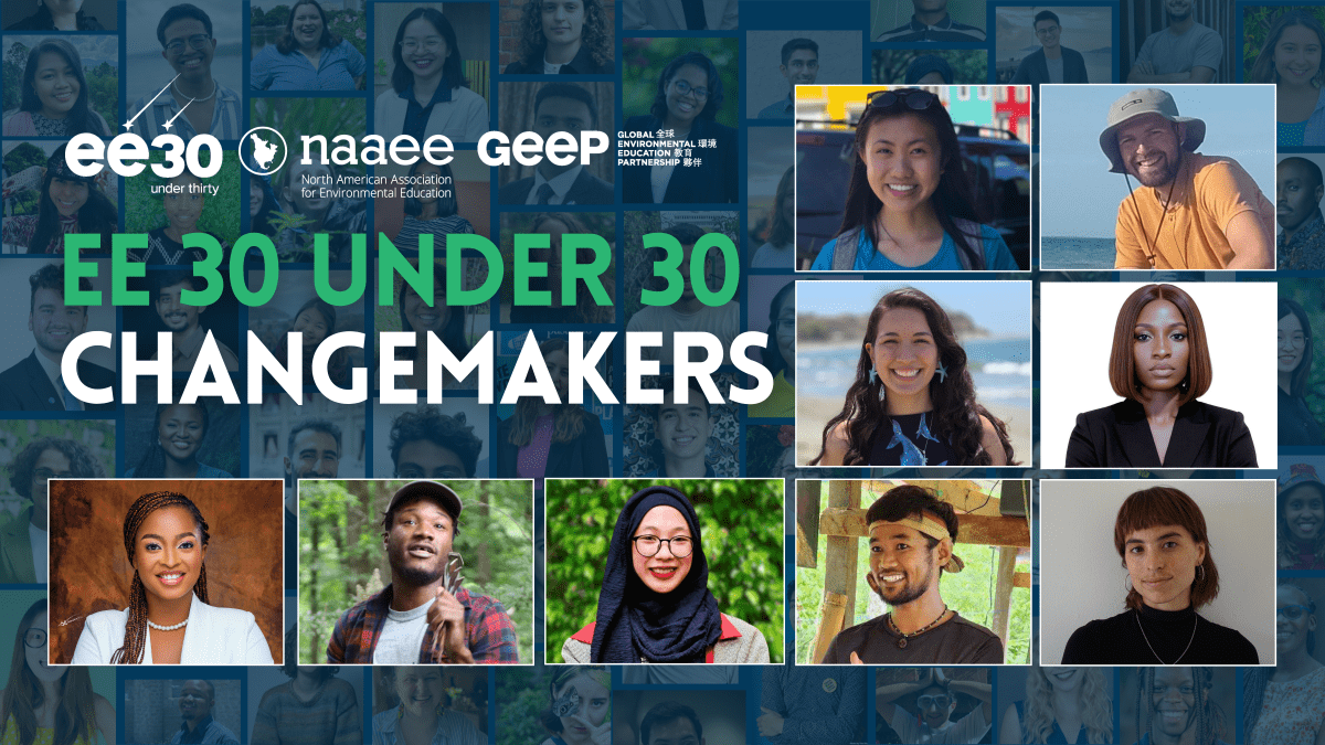 "EE 30 Under 30 Changemakers" with grid of nine faces