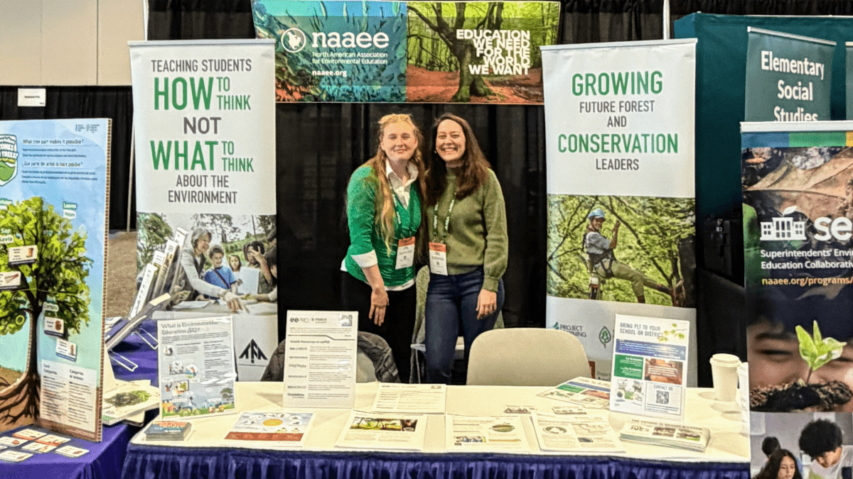 NAAEE and PLT booth