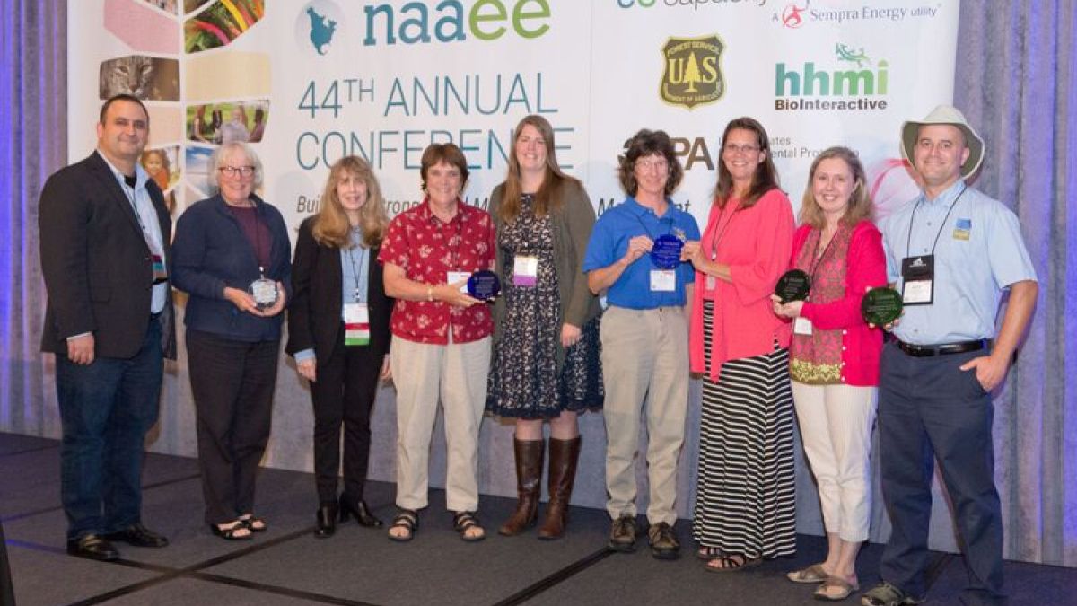 NAAEE Presented 11 Individuals and Organizations With Awards for Excellence in EE at its 2015 Annual Conference in San Diego, CA.