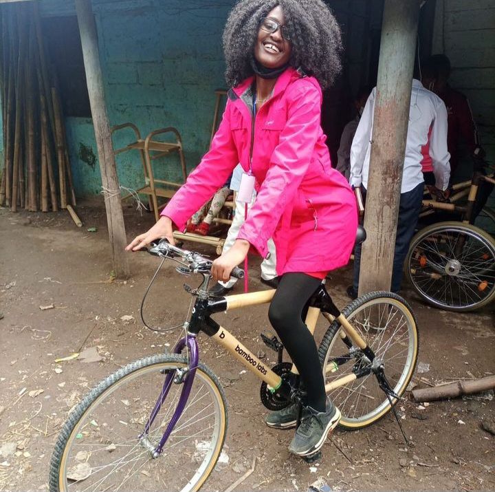 Wendy Omanga in Addis Ababa on a bamboo study tour hosted by INBAR. Credit: Moonlight Initiative ltd.