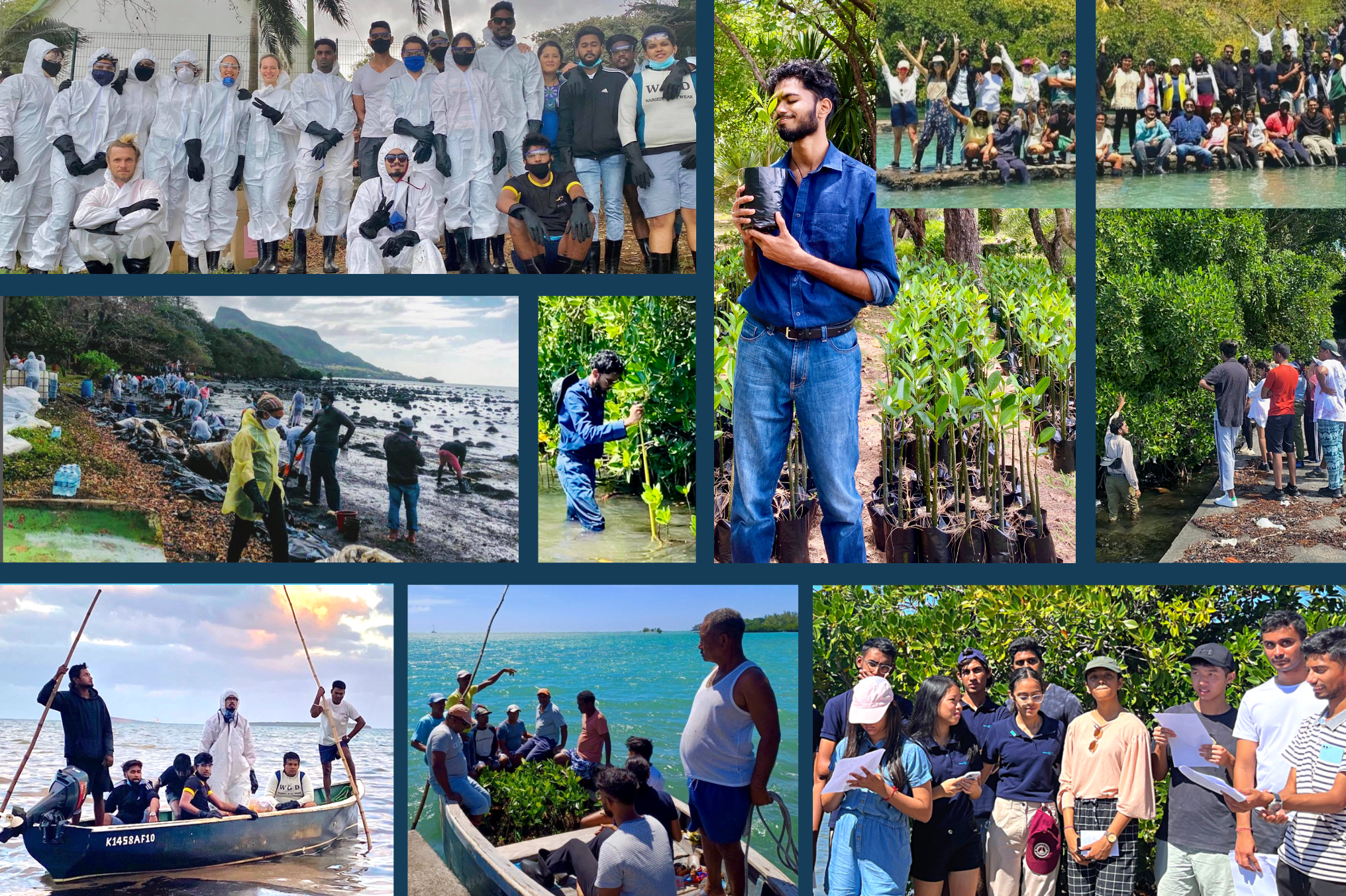Oil spill and post-oil spill multi-disciplinary mangrove regeneration with Sov Lanatir: working with fisherfolks and providing climate-education for students. 