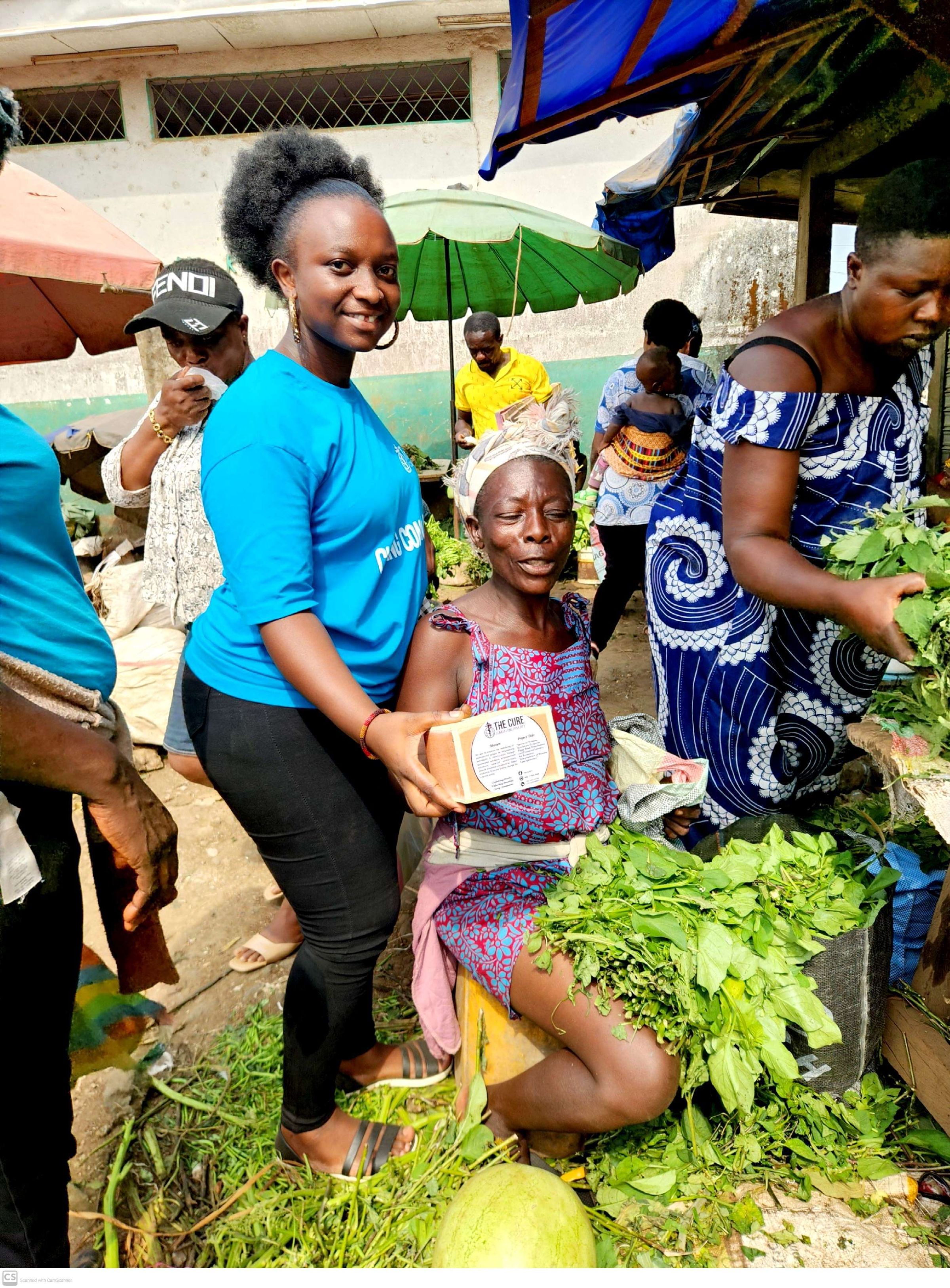 EE 30 Under 30 Awardee Nora donates Piggy Banks to Women Market Vendors in Green Businesses to promote green savings and enhance adaptation in the effect of climate change.