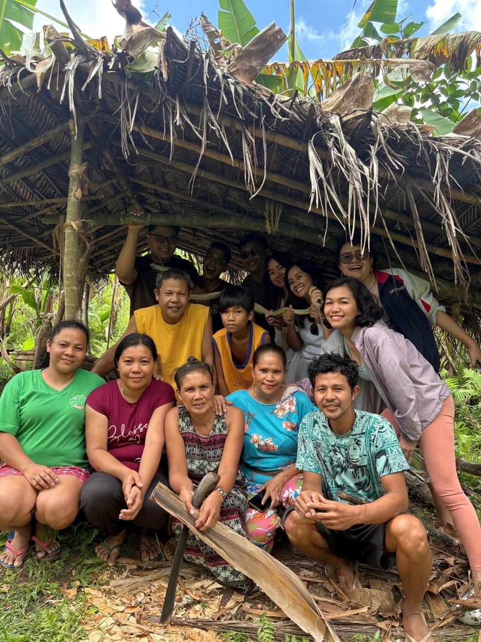 A group of people smiling.