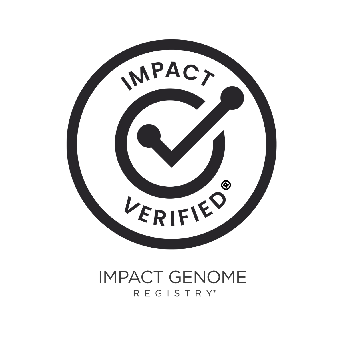 Impact Verified Seal from Impact Genome Registry