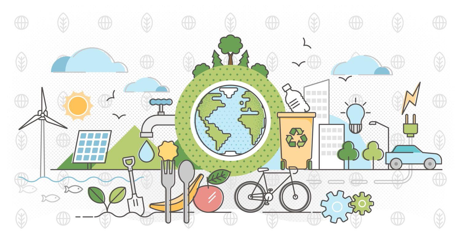 clean environment illustration